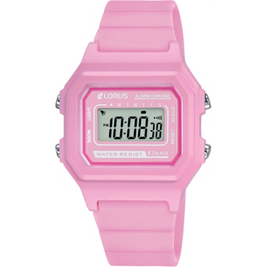 how to reset the time on a lorus digital watch